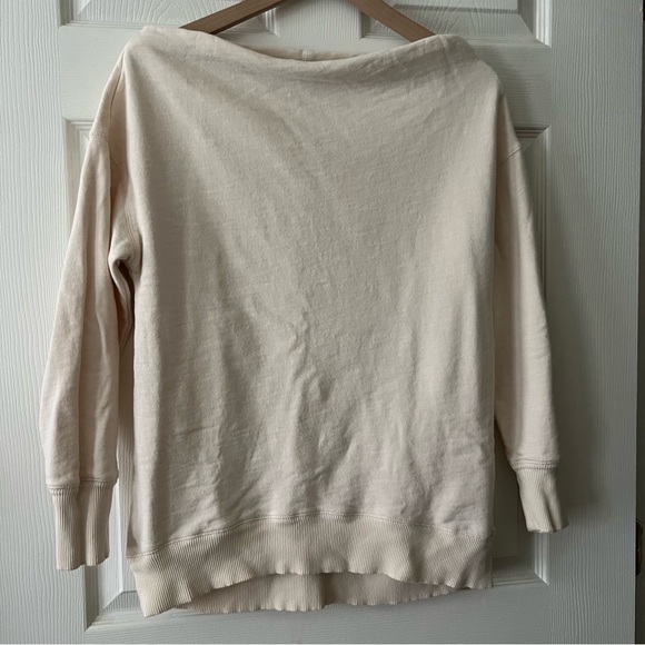 Anthropologie Pilcro Off The Shoulder Sweatshirtâ Size S - Picture 2 of 6